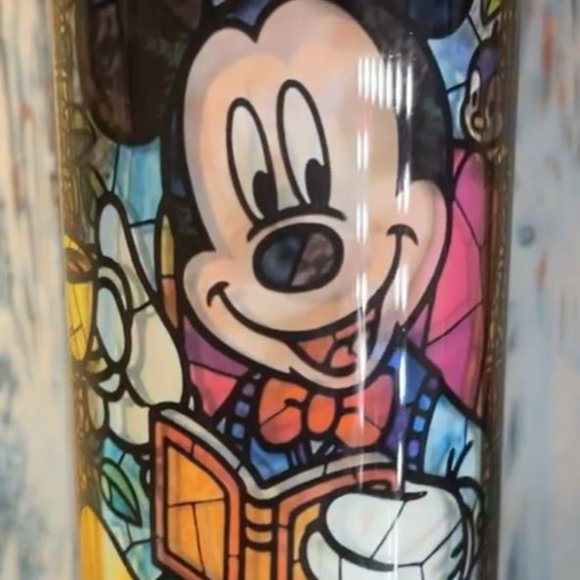 Custom Micky and Minnie 25oz. Stained Glass Tumbler - Picture 2 of 2